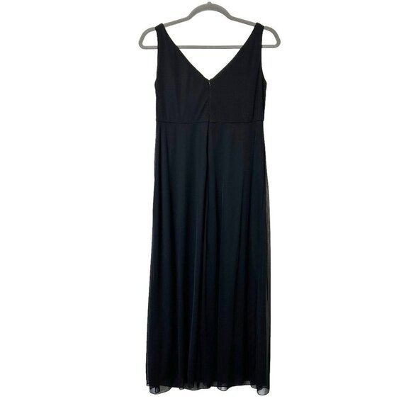 Alex Evenings Black Maxi Dress Womens Size 14W Formal Wedding - Picture 2 of 11